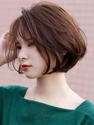 中性女生帅气短发发型图片