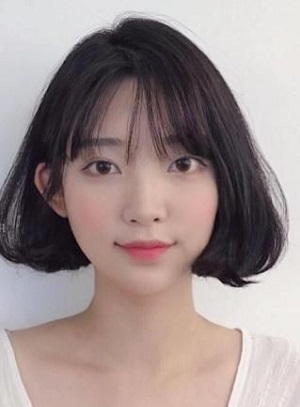 韩式短发烫发发型图片