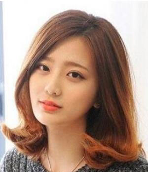 韩式烫发发型 圆脸女生发型 流行烫发女生5