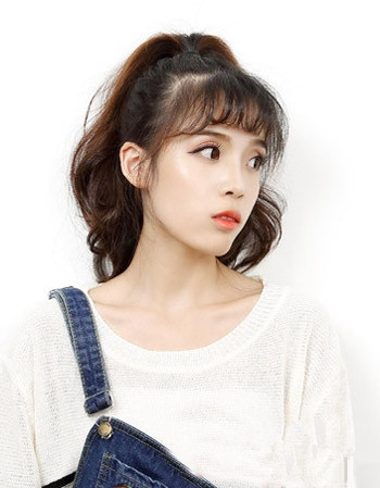 韩式女生刘海 最强减龄刘海发型 女生减龄刘海发型7