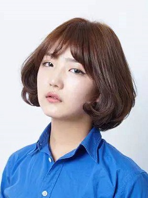 韩式短发烫发发型女