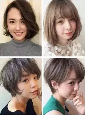 不同脸型适合什么样的短发