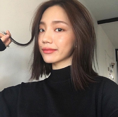 韩式女生发型 韩国女生中短发发型 女生中短发发型大全06