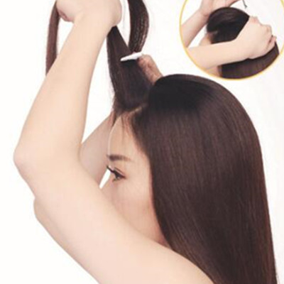 长发的简单编法展示 双重麻花辫打造精美造型3