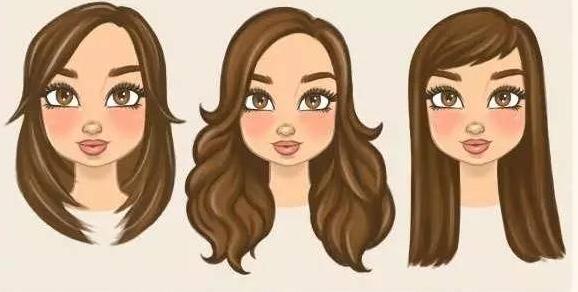 女生的6种脸型配这些发型最好看10