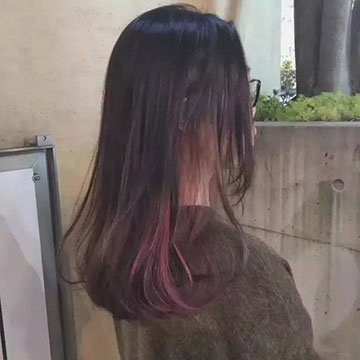 灰紫色发型 仙气女生发型图片 女生灰紫色头发3