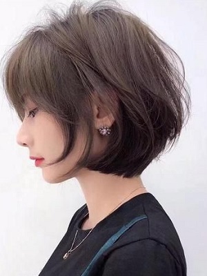 中性女生帅气短发发型图片