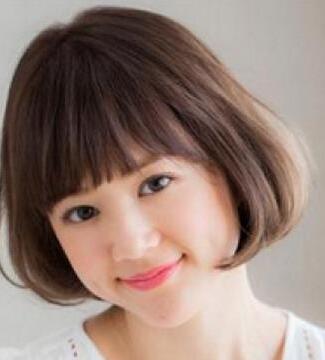 韩式女生减龄内扣短发发型01