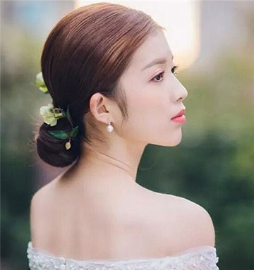 清新新娘发型 新娘韩式发型 新娘发型图片5