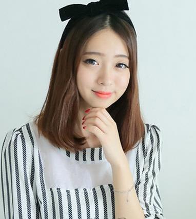 2022最新韩式女大学生发型图片01
