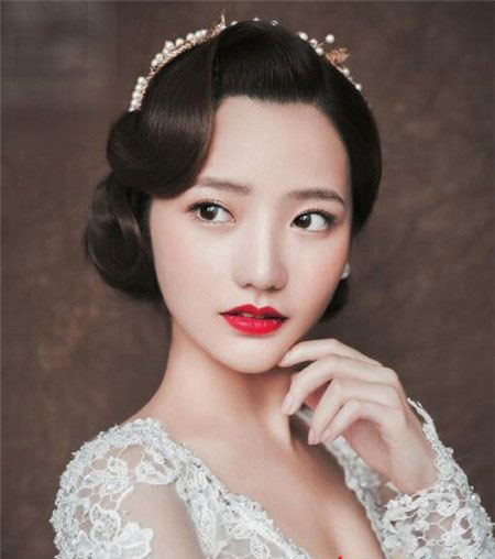 新款韩式新娘发型 新娘欧式发型图片 新娘发型设计01