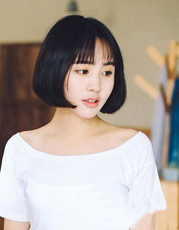 韩式女生刘海 最强减龄刘海发型 女生减龄刘海发型3