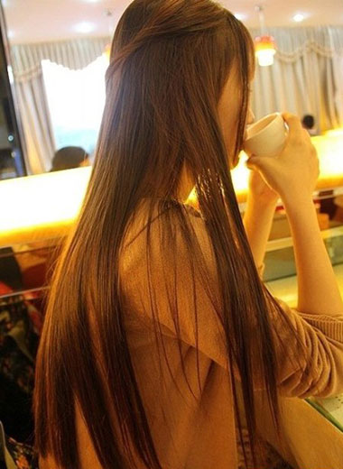 女生森女系发型 气质女生发型 女生长直发发型设计01