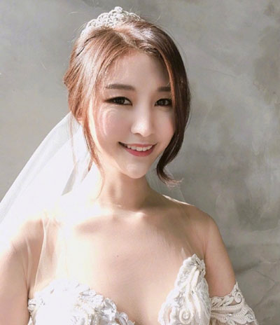 最美新娘发型 最美韩式新娘 韩式新娘造型7
