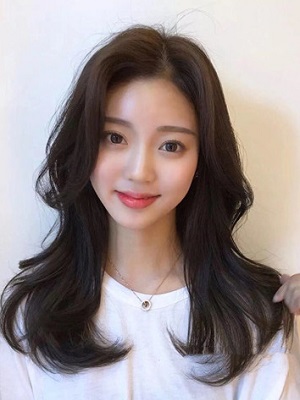 韩式外卷发型图片