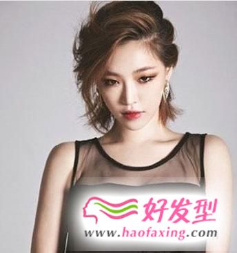 2013最流行的女短发发型设计 韩式短发尽显恬静气息