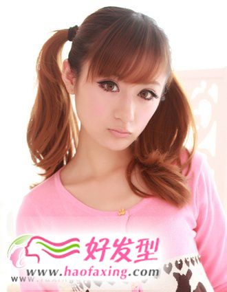 韩式发型扎法  时尚甜美的女生发型欣赏