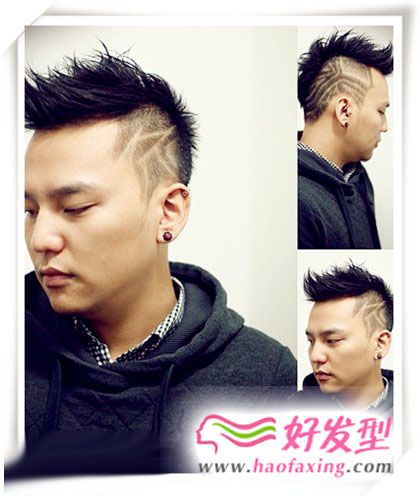 2013男生圆脸流行发型