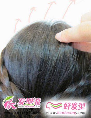 韩式麻花辫发型扎法图解