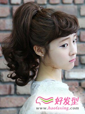 韩国最新女生发型  可爱韩式发型