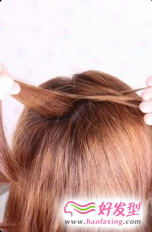 韩式发型扎法 盘发发型diy