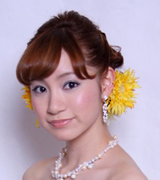方脸日系新娘发型图片
