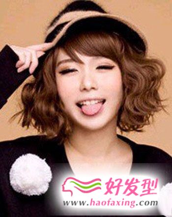 2013年韩式减龄修颜短发发型