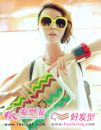 七月夏日麻豆最爱的刘海发型图片欣赏