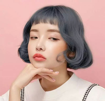女生短刘海发型设计 流行的刘海发型 2022女生刘海发型5