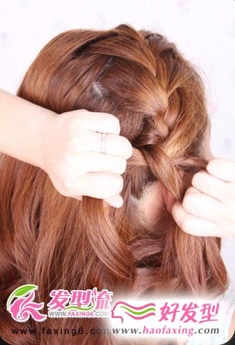 2012韩式发型扎法  时尚韩式发型扎法学习