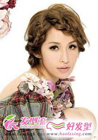 韩式发型扎法  塑造优雅甜美女生发型